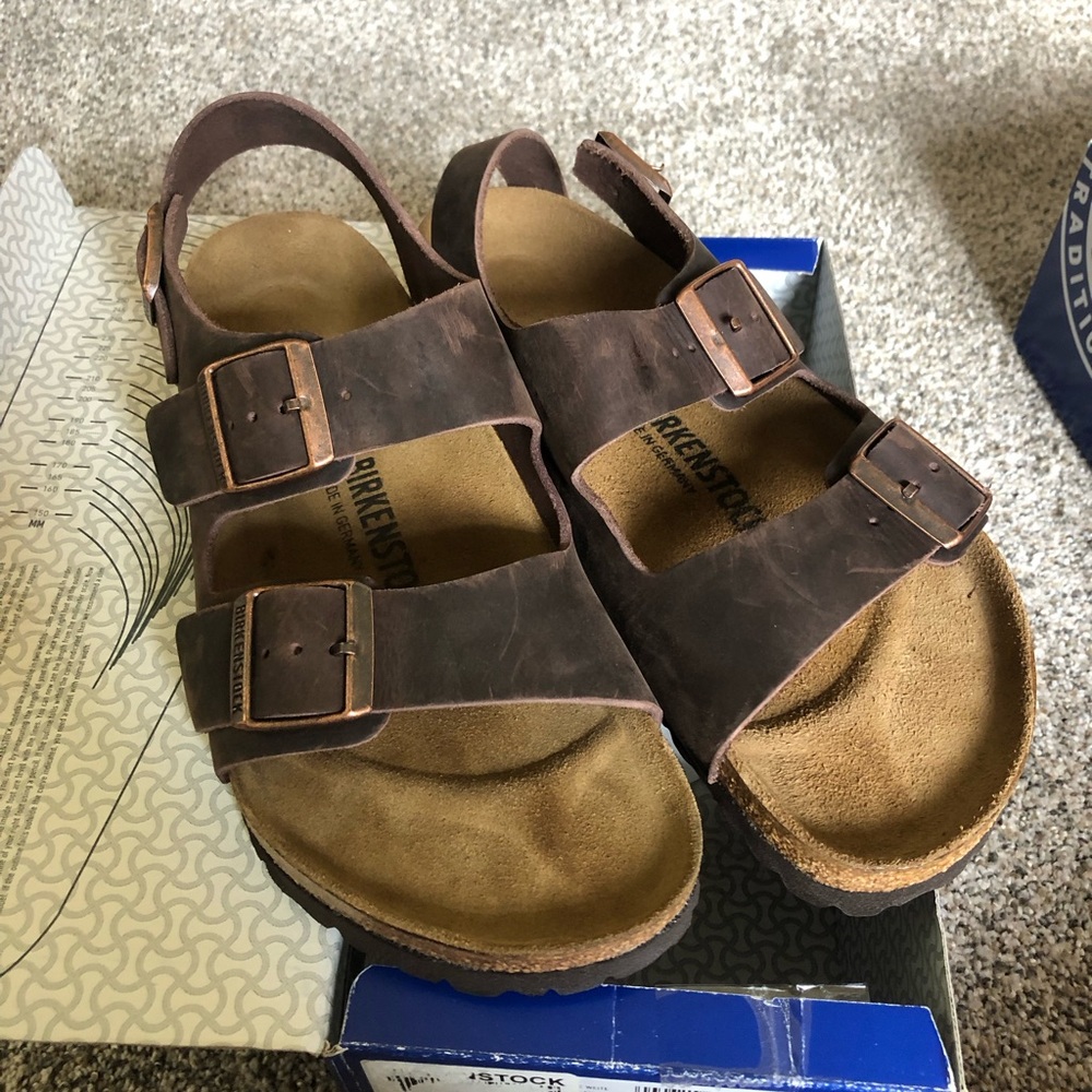 Birkenstocks Size 40 Milano Hanana